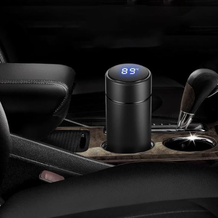 Termos Digital Albastru din Oțel Inoxidabil – 500 ml