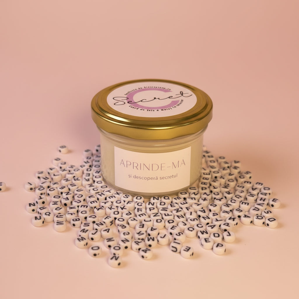 Lumânare parfumată - Mesaj ascuns :)