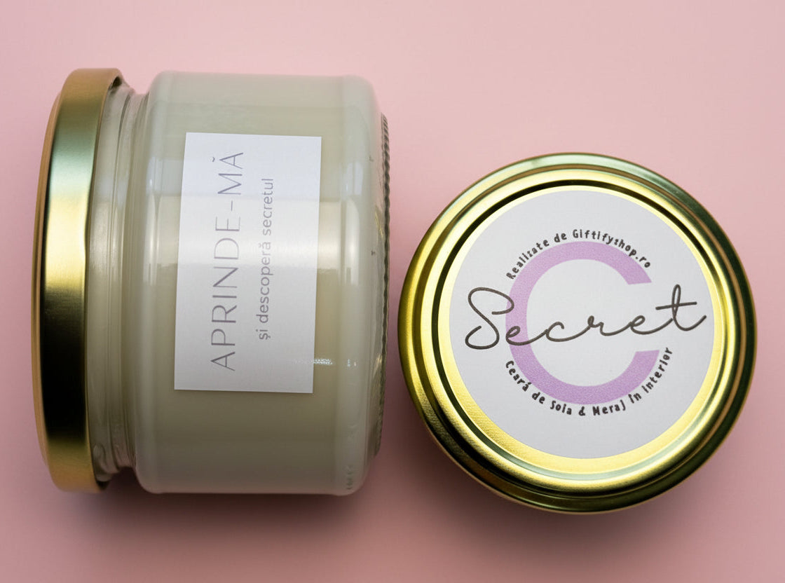 Lumânare parfumată - Mesaj ascuns :)