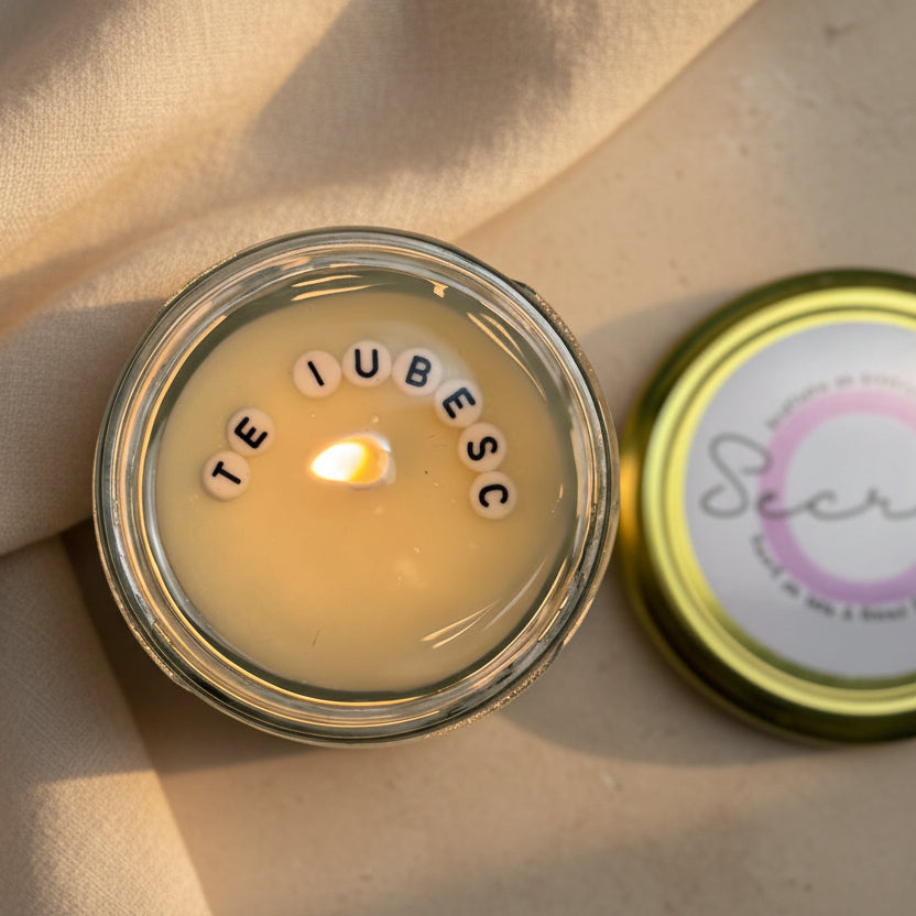 Lumânare parfumată - Mesaj ascuns :)