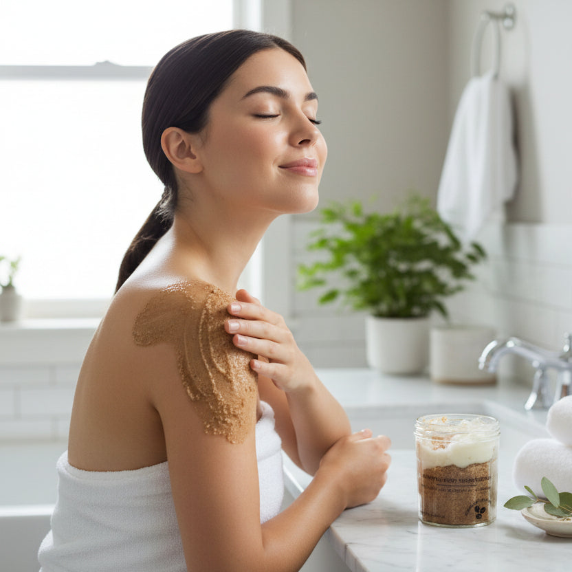 Scrub de Corp Parfumat cu Zahăr – Espresso Martini 300g